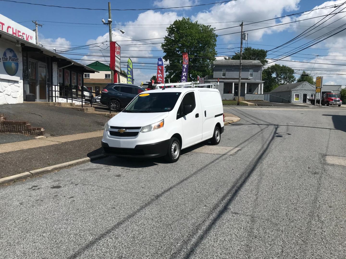 2015 White /Gray Chevrolet City Express LT (3N63M0ZN8FK) with an 2.0 V4 engine, Automatic transmission, located at 577 Chester Pike, Prospect Park, PA, 19076, (610) 237-1015, 39.886154, -75.302338 - Photo#1